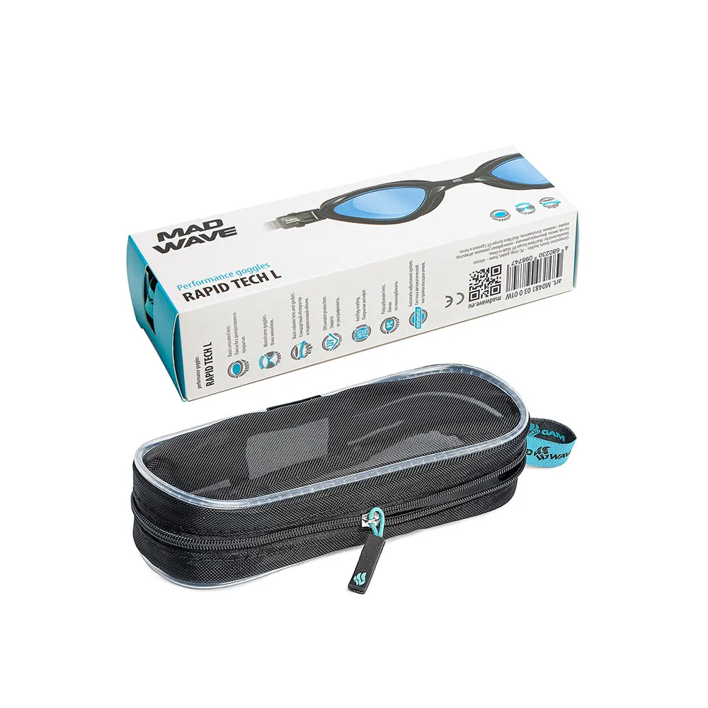 Madwave Rapid Tech L Schwimmbrille, Black, One Size Madwave Rapid Tech L Schwimmbrille, Black, One Size