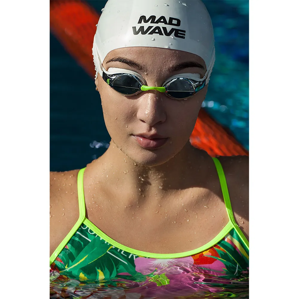 Madwave Record Breaker Mirror Schwimmbrille, Yellow, One Size Madwave Record Breaker Mirror Schwimmbrille, Yellow, One Size