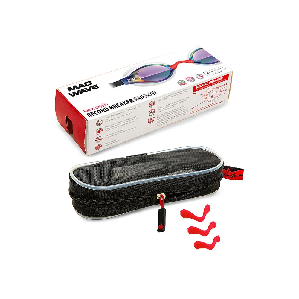 Madwave Record Breaker Rainbow Schwimmbrille Mit Spiegelglas Madwave Record Breaker Rainbow Schwimmbrille Mit Spiegelglas