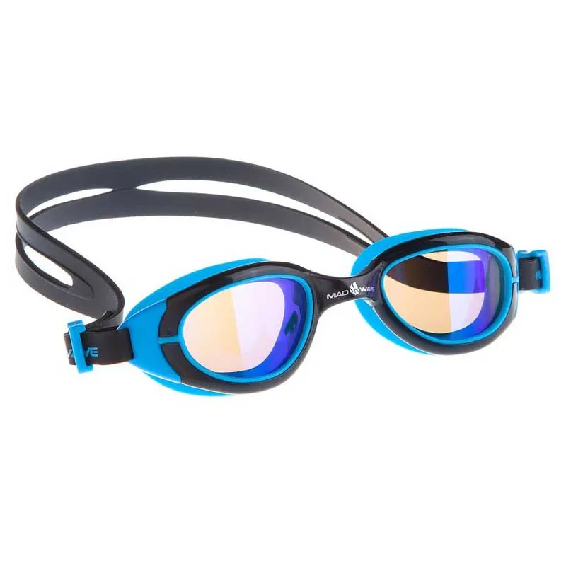 Madwave Sun Bloker Kinderschwimmbrille, Black / blue, One Size Madwave Sun Bloker Kinderschwimmbrille, Black / blue, One Size