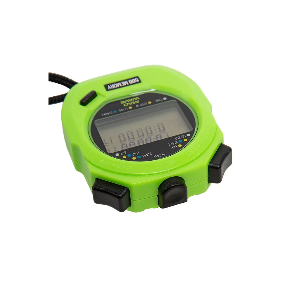 Madwave Sw-500 Memory Stoppuhr unisex, Green, One Size