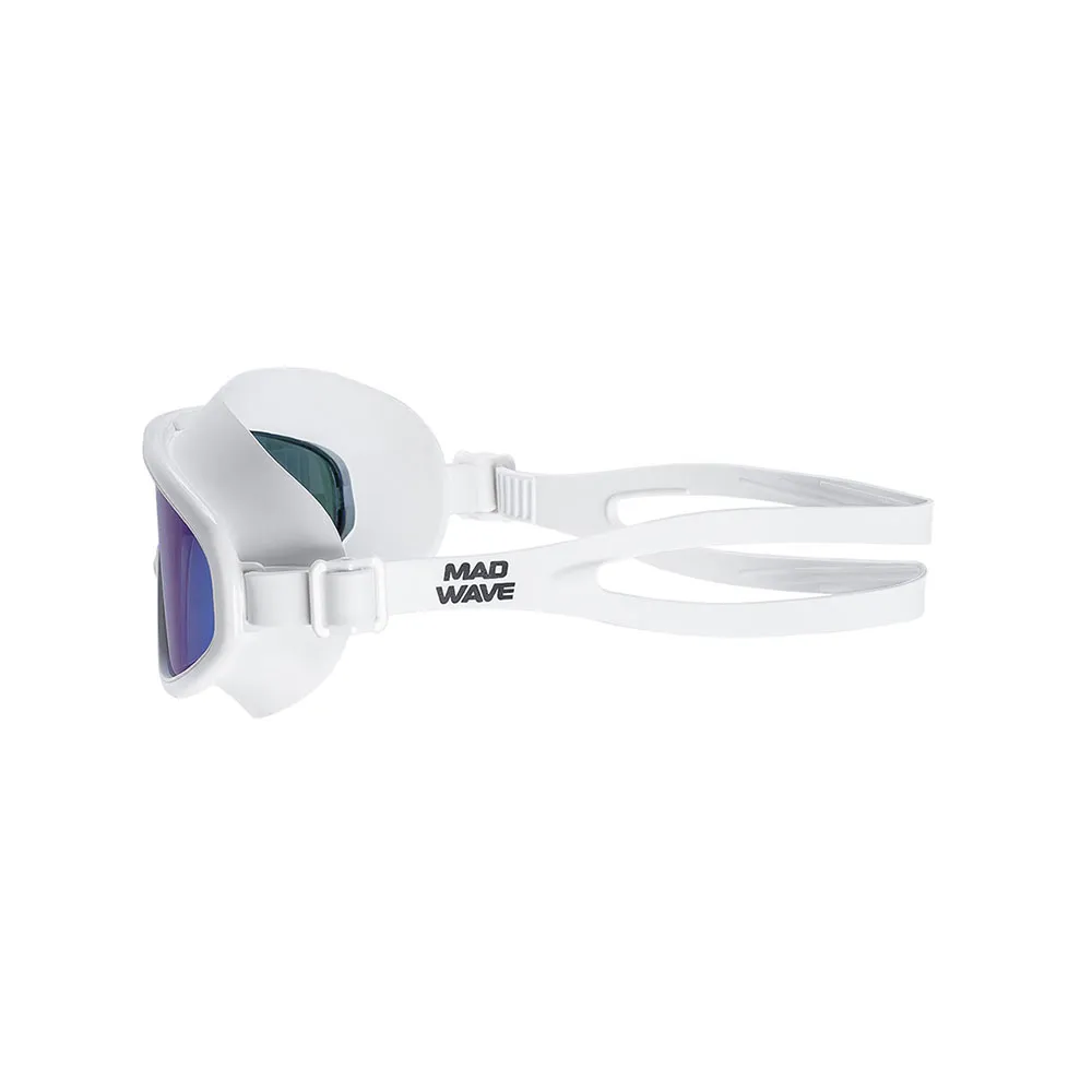 Madwave Target Rainbow Schwimmbrille Mit Spiegelglas unisex, White, One Size