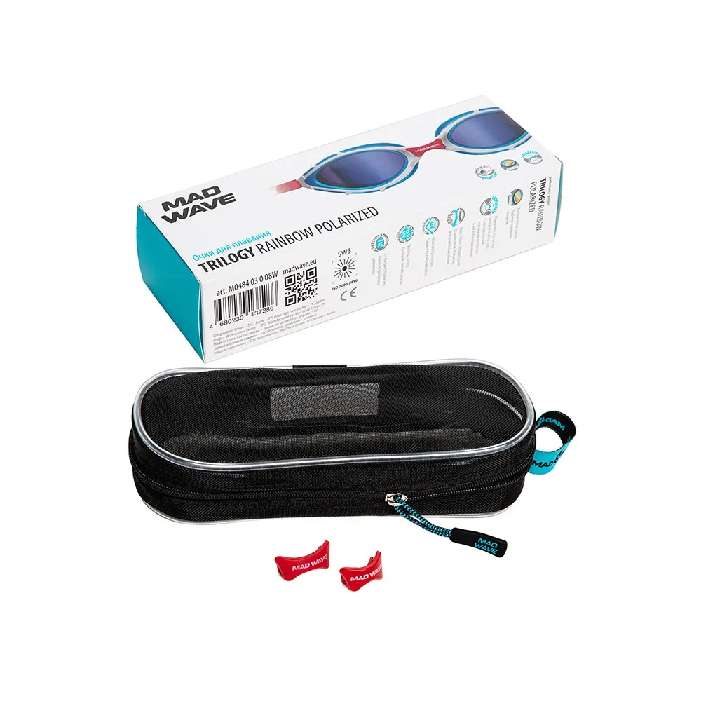 Madwave Trilogy Rainbow Polarized Polarisierte Schwimmbrille unisex