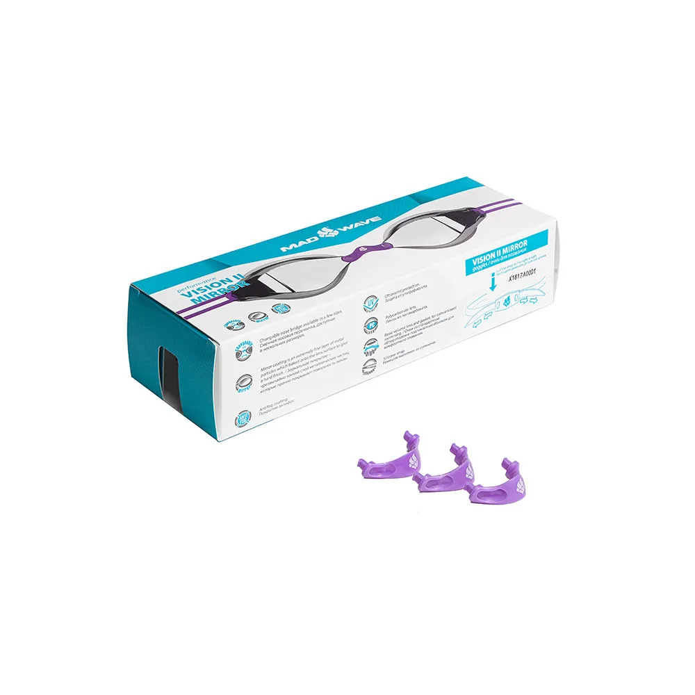 Madwave Vision Ii Mirror Schwimmbrille, Violet, One Size Madwave Vision Ii Mirror Schwimmbrille, Violet, One Size