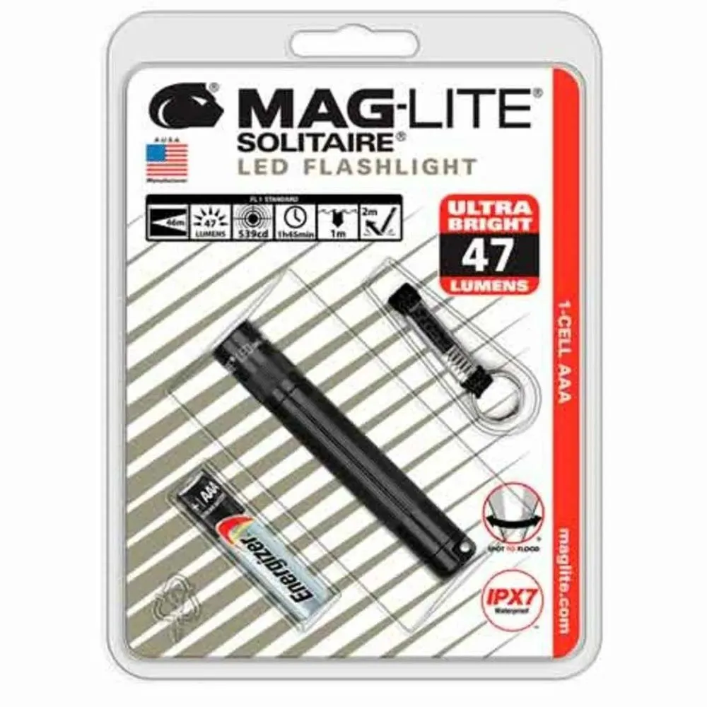 Mag-lite Sj3a016 Solitaire Taschenlampe, Black, One Size