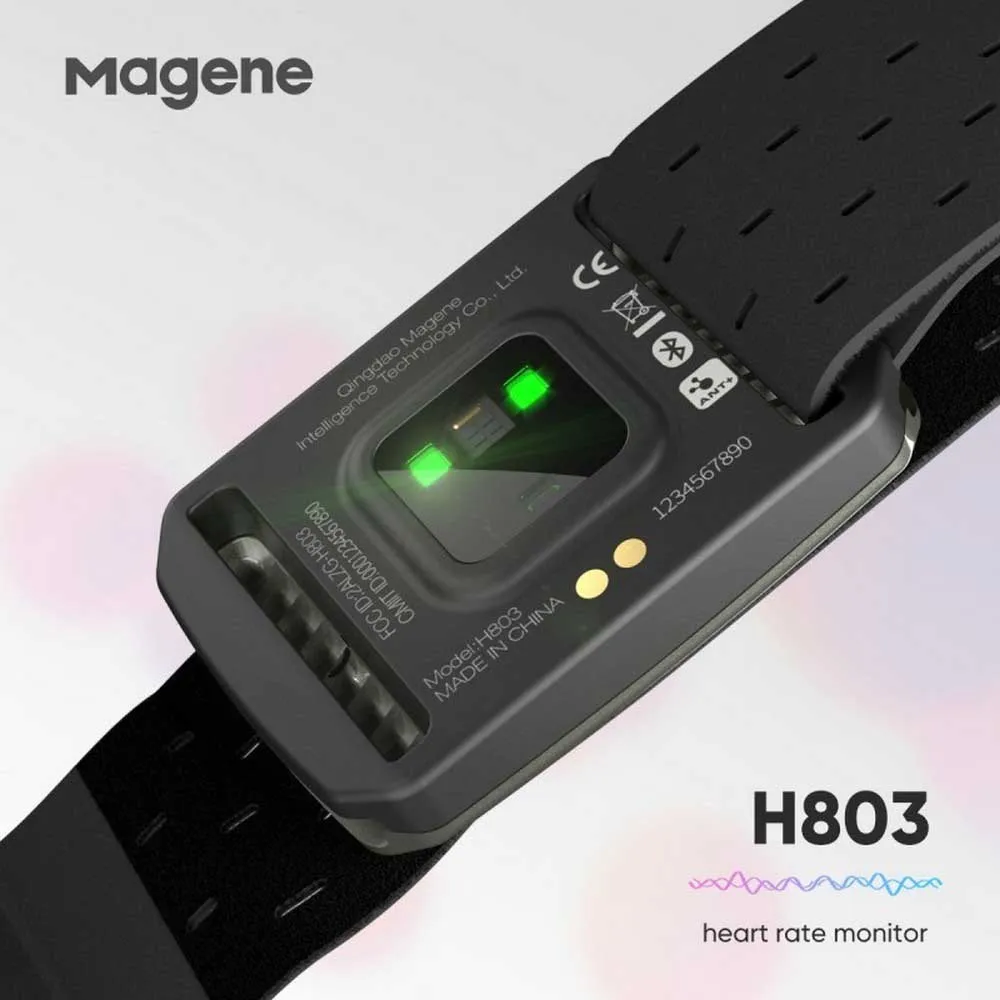 Magene H803 Pulssensor, Black / grey Magene H803 Pulssensor, Black / grey