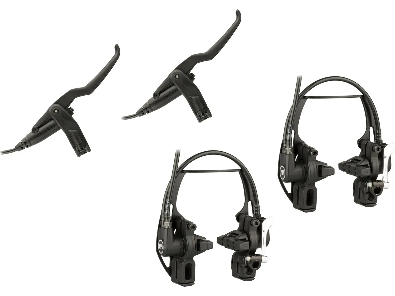 Magura HS 11 EVO2 v+h Set Felgenbremse, Schwarz, 3 Finger Magura HS 11 EVO2 v+h Set Felgenbremse, Schwarz, 3 Finger