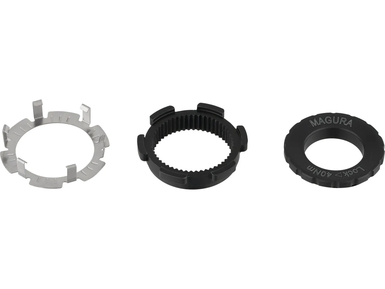 Magura Lockring Center Lock für Steckachsen, Black, One Size Magura Lockring Center Lock für Steckachsen, Black, One Size