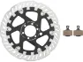 Magura MDR-P Bremsscheiben und Belag Kit 6-Loch, Grau, 180mm