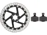 Magura MDR-P Bremsscheiben und Belag Kit 6-Loch, Grau/schwarz, 220mm