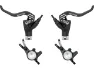 Magura MT4 eSTOP Carbotecture v+h Set Scheibenbremse, Schwarz, Satz (VR + HR)