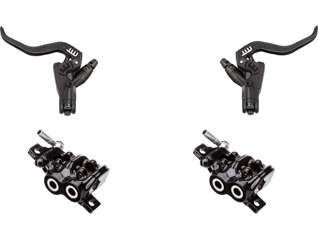 Magura MT5 Carbotecture® v+h Set Scheibenbremse, Schwarz, Satz (VR + HR) Magura MT5 Carbotecture® v+h Set Scheibenbremse, Schwarz, Satz (VR + HR)