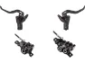 Magura MT5 / MT4 Carbotecture® v+h Set Scheibenbremse, Schwarz, Satz (VR + HR)