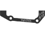 Magura Scheibenbremsadapter für 180 mm Scheibe, Schwarz, VR IS auf PM
