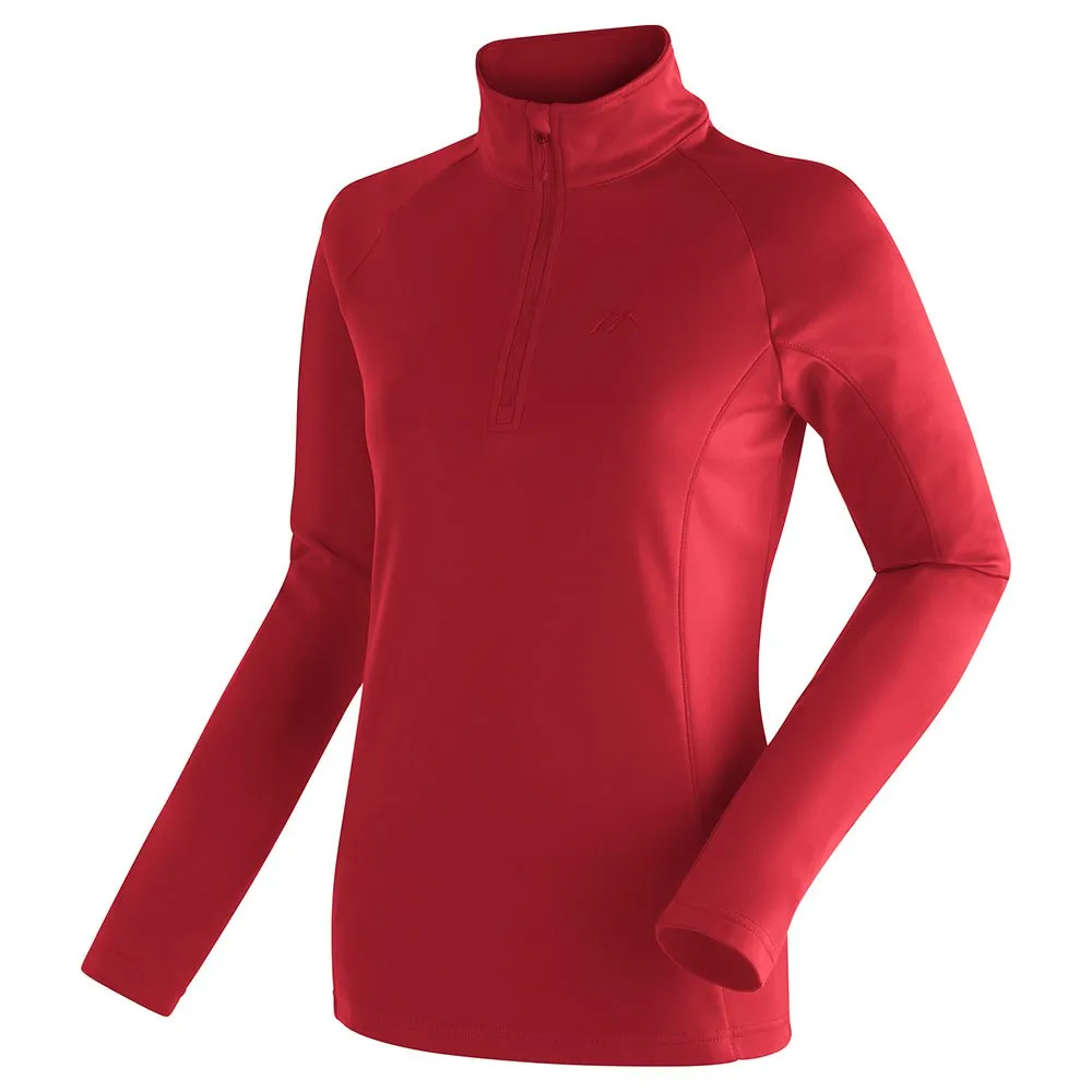 Maier Sports Eva Fleece Mit Halbem Reißverschluss, Salsa, Regular Maier Sports Eva Fleece Mit Halbem Reißverschluss, Salsa, Regular