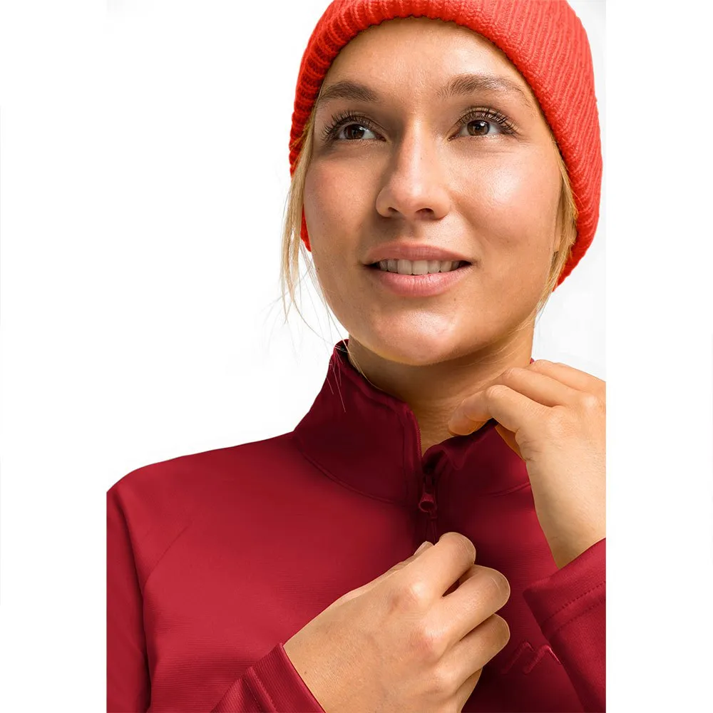 Maier Sports Eva Fleece Mit Halbem Reißverschluss, Salsa, Regular Maier Sports Eva Fleece Mit Halbem Reißverschluss, Salsa, Regular