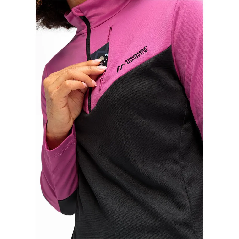 Maier Sports Evii Fleece Mit Halbem Reißverschluss