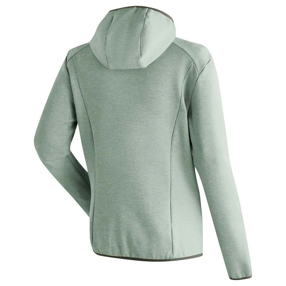 Maier Sports Fave W Fleece Mit Durchgehendem Reißverschluss, Luscious moss / green goose, Regular