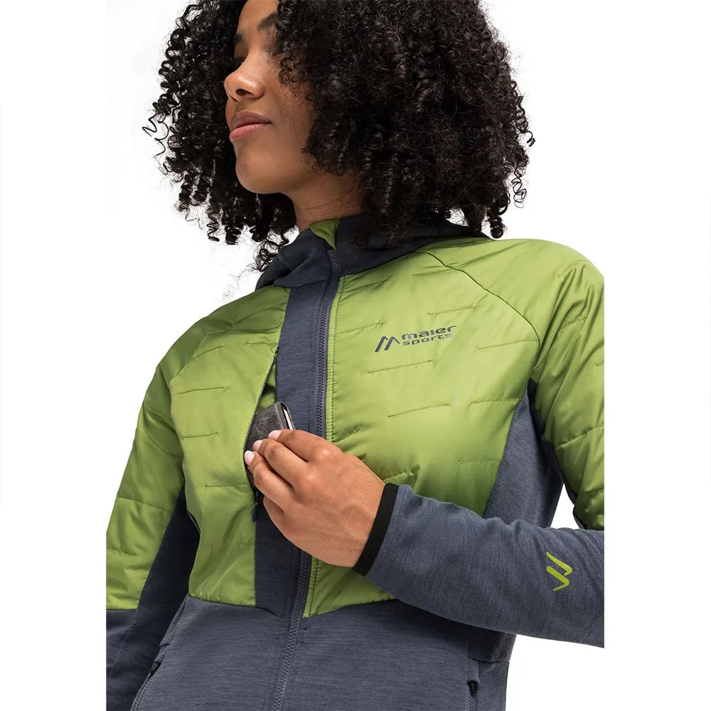 Maier Sports Lanus W Jacke, Ombre bl / fresh fe Maier Sports Lanus W Jacke, Ombre bl / fresh fe