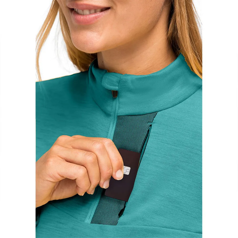 Maier Sports Midlayer Skutvik Hz W Fleece Mit Halbem Reißverschluss