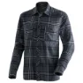 Maier Sports Predeal M Langarmhemd, Grey check, Regular