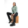 Maier Sports Tesila Hood W Fleece Mit Durchgehendem Reißverschluss