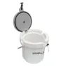 Makala Gs50250 20l Round Steife Tragbare Kühlbox, White / grey, 45 x 42 x 37cm