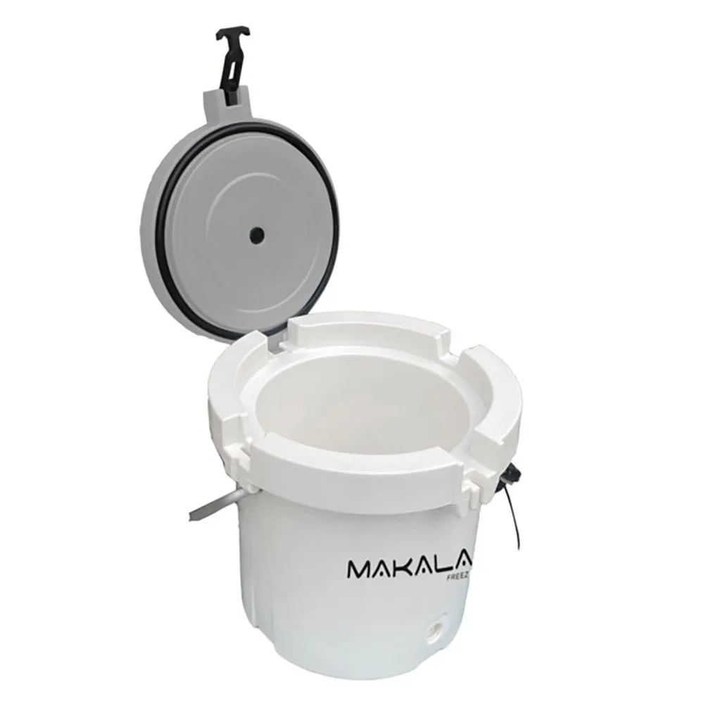 Makala Gs50250 20l Round Steife Tragbare Kühlbox, White / grey, 45 x 42 x 37cm Makala Gs50250 20l Round Steife Tragbare Kühlbox, White / grey, 45 x 42 x 37cm