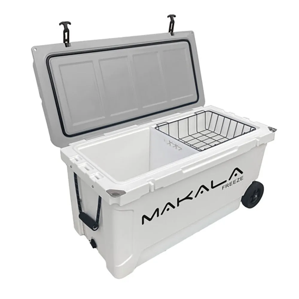 Makala Gs50256 65l Steife Tragbare Kühlbox, White / grey, 91 x 47 x 46cm Makala Gs50256 65l Steife Tragbare Kühlbox, White / grey, 91 x 47 x 46cm