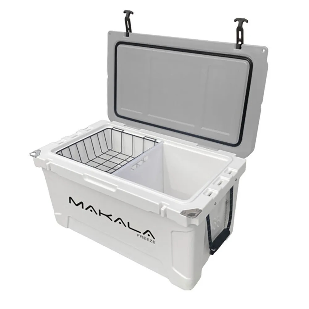 Makala Gs50257 65l Steife Tragbare Kühlbox, White / grey, 91 x 47 x 46cm Makala Gs50257 65l Steife Tragbare Kühlbox, White / grey, 91 x 47 x 46cm