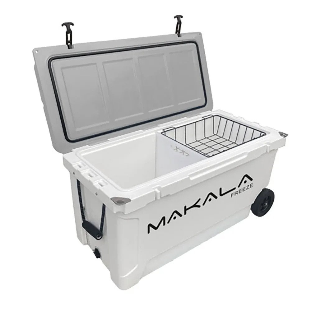Makala Gs50259 160l Steife Tragbare Kühlbox, White / grey, 112.5 x 56.5 x 51cm Makala Gs50259 160l Steife Tragbare Kühlbox, White / grey, 112.5 x 56.5 x 51cm
