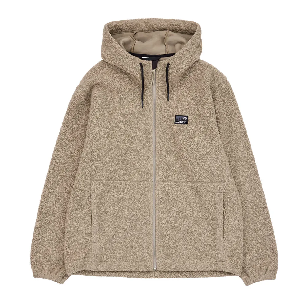 Makia Gravel Hooded Fleece Mit Durchgehendem Reißverschluss
