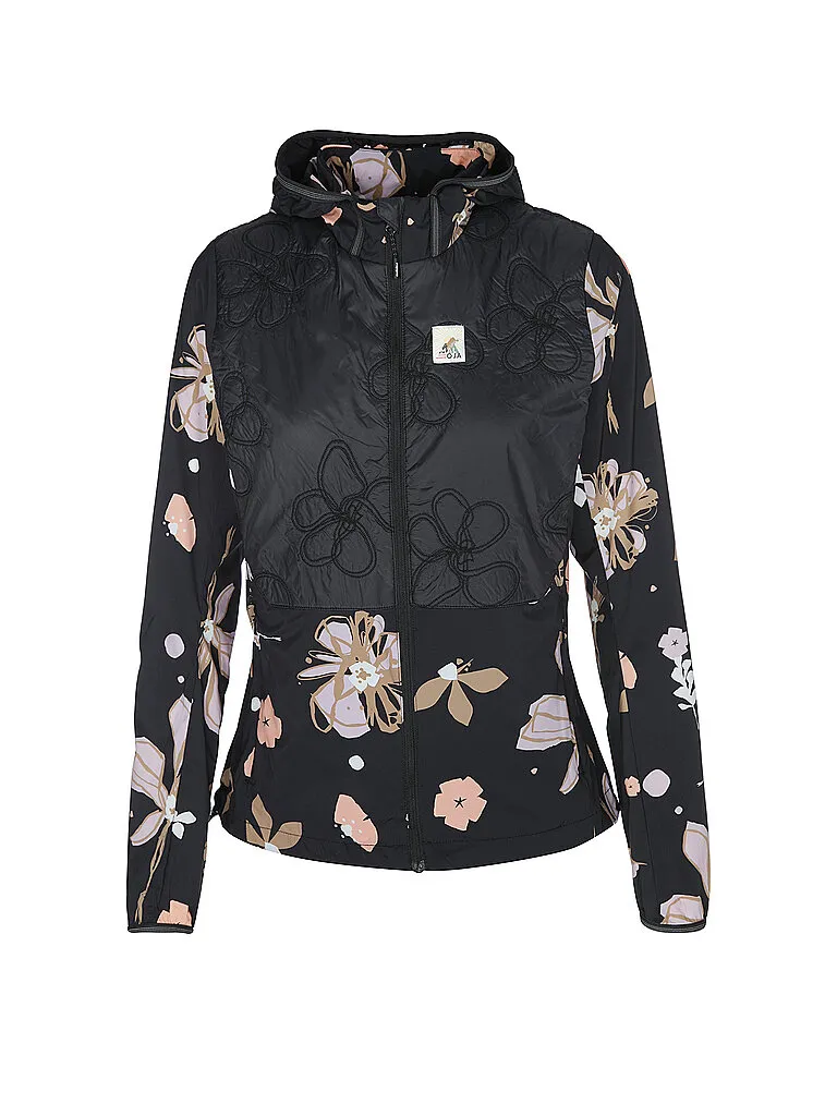Maloja Damen Radjacke TamaraM. Hybrid Printed, Schwarz
