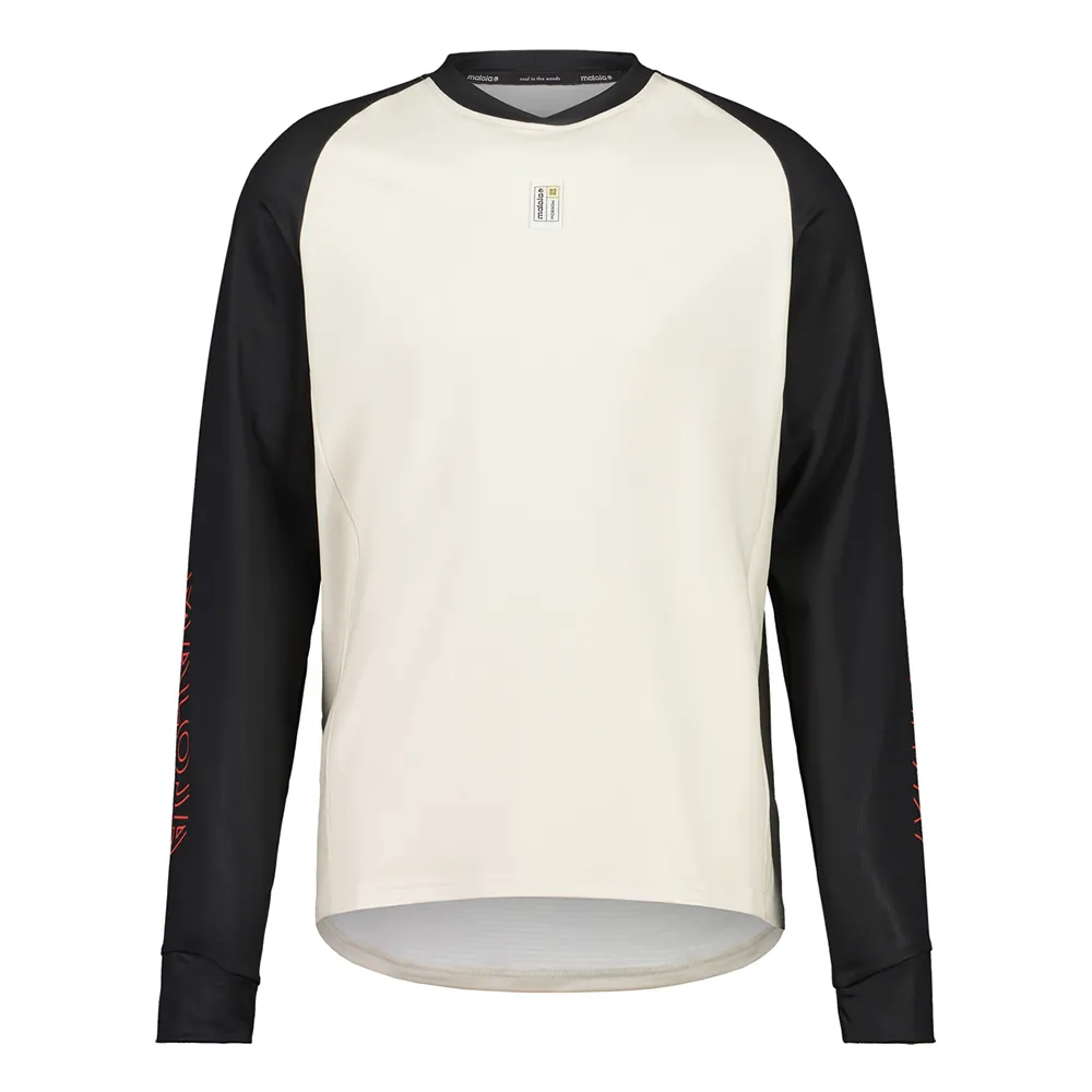 Maloja Gaderm Langarm-trikot, Glacier milk multi, M