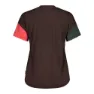 Maloja Hongarm Kurzarm-t-shirt, Chocolate multi