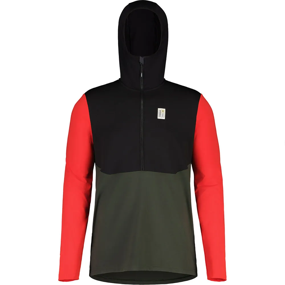 Maloja Kalternm Fleece Mit Halbem Reißverschluss, Deep forest multi Maloja Kalternm Fleece Mit Halbem Reißverschluss, Deep forest multi