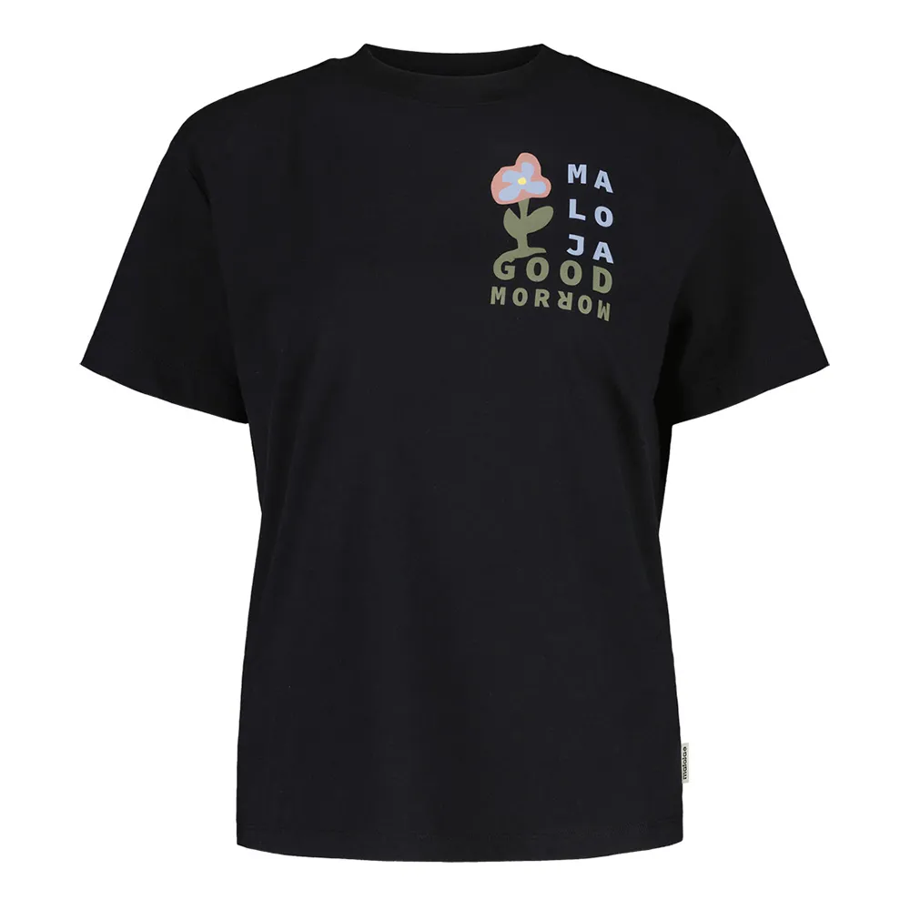 Maloja Matram Kurzarm-t-shirt, Deep black Maloja Matram Kurzarm-t-shirt, Deep black