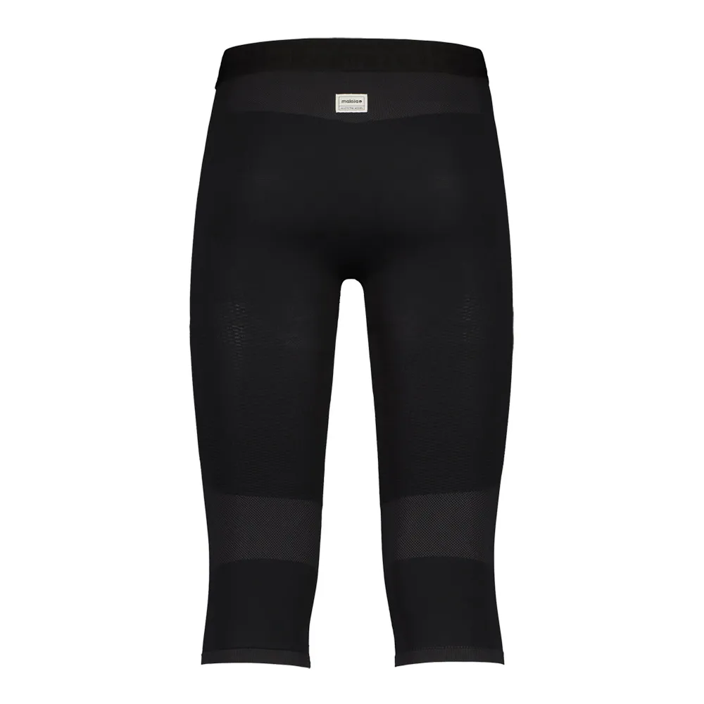 Maloja Nairm Nos 3/4 Baselayer-hose, Deep black Maloja Nairm Nos 3/4 Baselayer-hose, Deep black