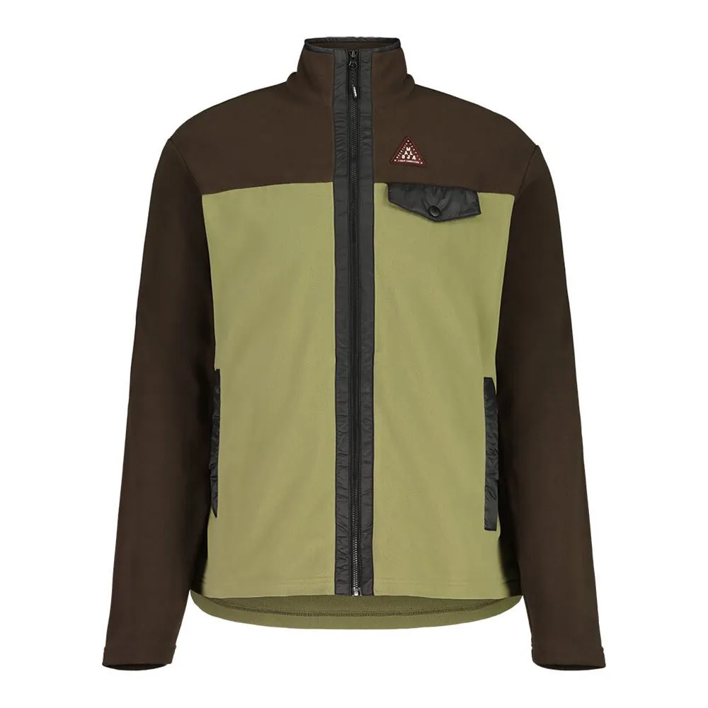 Maloja Ropim Fleece Mit Durchgehendem Reißverschluss, Chocolate multi Maloja Ropim Fleece Mit Durchgehendem Reißverschluss, Chocolate multi
