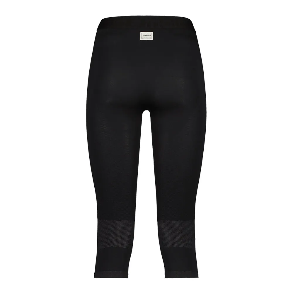 Maloja Tampam Nos 3/4 Baselayer-hose, Deep black Maloja Tampam Nos 3/4 Baselayer-hose, Deep black