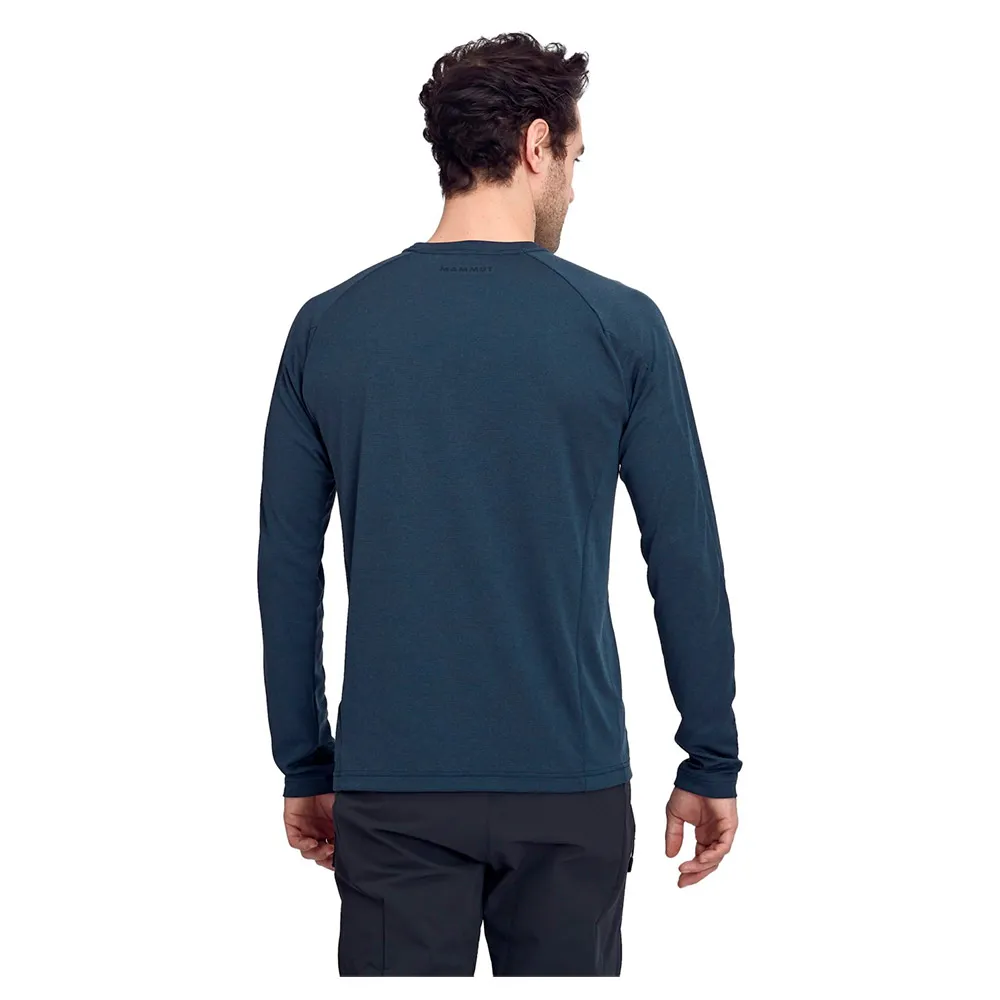 Mammut Aegility Langarm-t-shirt, Marine melange Mammut Aegility Langarm-t-shirt, Marine melange