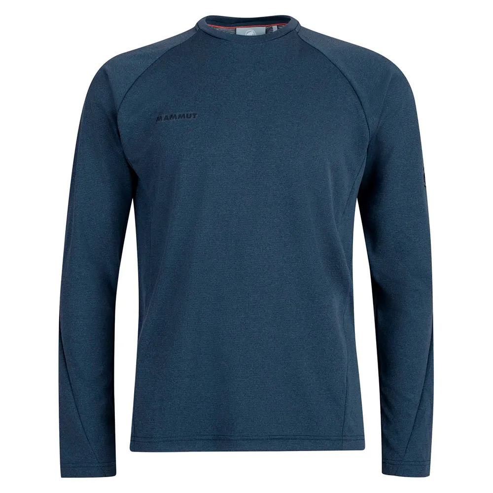 Mammut Aegility Langarm-t-shirt, Marine melange Mammut Aegility Langarm-t-shirt, Marine melange