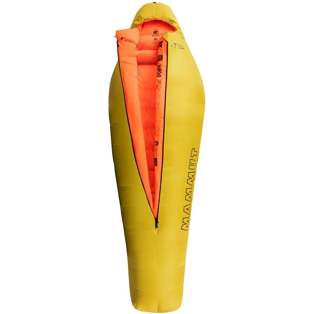 Mammut Comfort Down -7ºc Schlafsack, Dandelion, Central Zipper Mammut Comfort Down -7ºc Schlafsack, Dandelion, Central Zipper