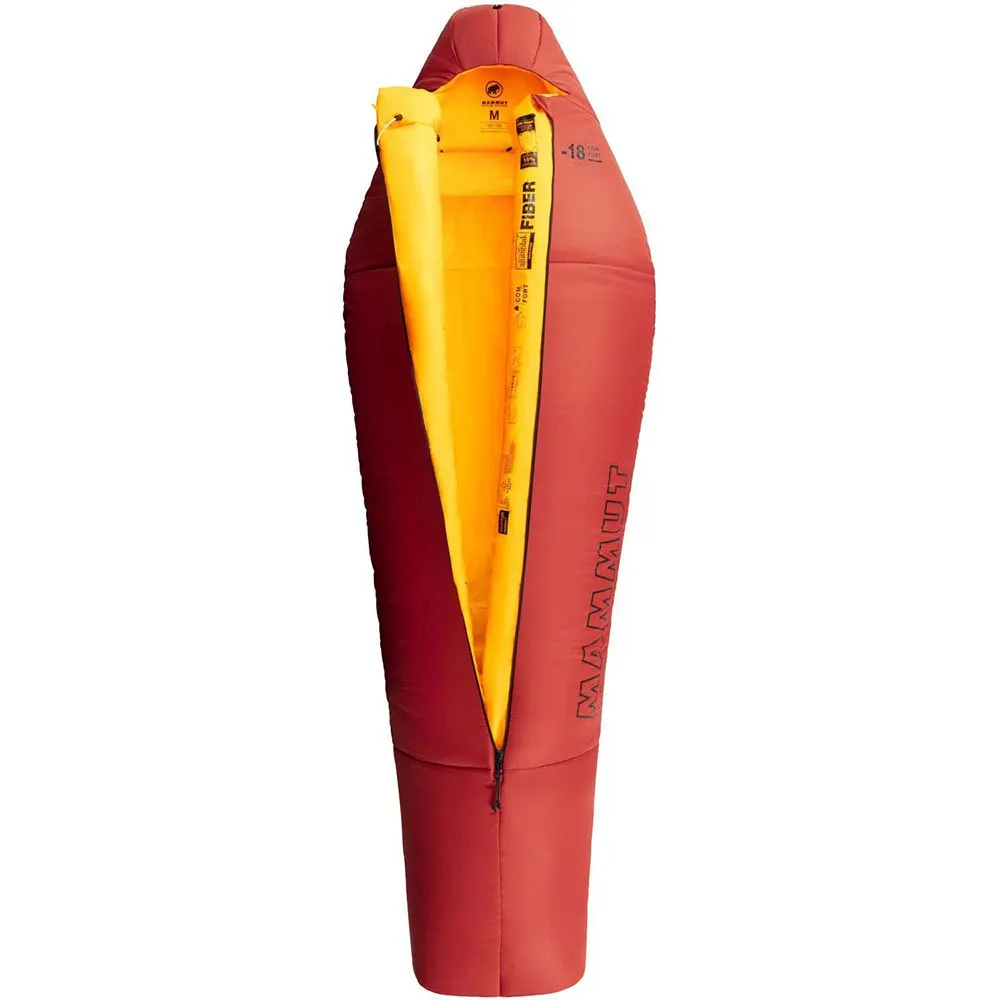 Mammut Comfort Fiber -18ºc Schlafsack, Beech, Central Zipper Mammut Comfort Fiber -18ºc Schlafsack, Beech, Central Zipper