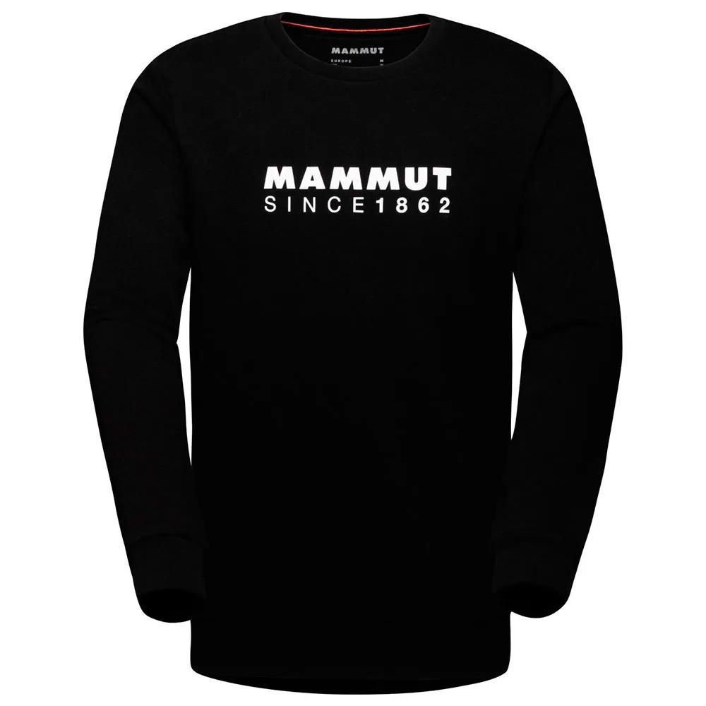 Mammut Core Logo Sweatshirt, Black Mammut Core Logo Sweatshirt, Black