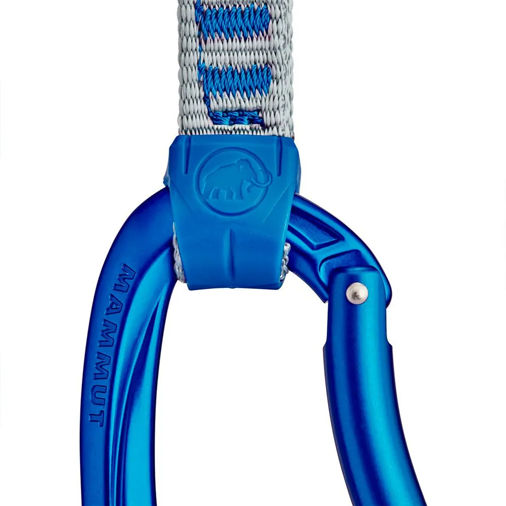 Mammut Crag Keylock Indicator Expressschlinge 6 Einheiten, Straight gate / bent gate key, 10cm Mammut Crag Keylock Indicator Expressschlinge 6 Einheiten, Straight gate / bent gate key, 10cm