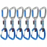 Mammut Crag Keylock Wire Indicator Expressschlinge 6 Einheiten, Straight gate / wire gate / silver, 10cm