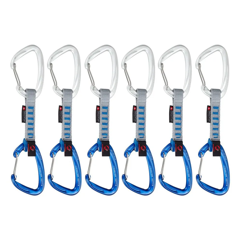 Mammut Crag Wire Indicator Expressschlinge 6 Einheiten, Silver / ultramarine, 10cm Mammut Crag Wire Indicator Expressschlinge 6 Einheiten, Silver / ultramarine, 10cm