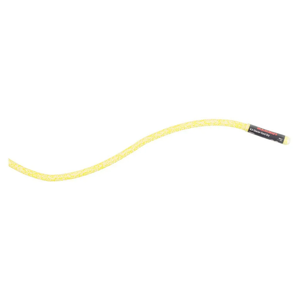 Mammut Glacier Dry 6 Mm Seil, Yellow melange, 60m Mammut Glacier Dry 6 Mm Seil, Yellow melange, 60m