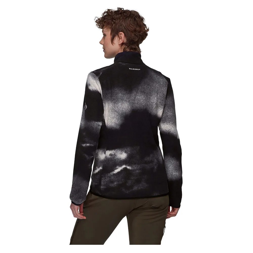 Mammut Innominata Light Grain Fleece Mit Durchgehendem Reißverschluss, Black / white